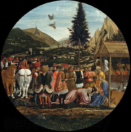 DOMENICO VENEZIANO The Adoration of the Magi Spain oil painting art